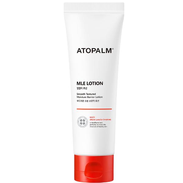 Atopalm MLE lotion 120ml in a white pump bottle