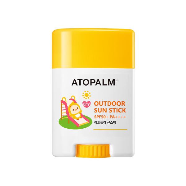 Atopalm Outdoor Sun Stick SPF50+ PA++++ in blue twist-up packaging