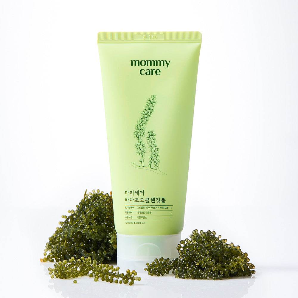MommyCare Sea Grape Cleansing Foam 120ml - Kbeauty.sale