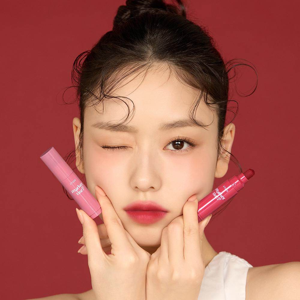 EtudeHouse Dear Darling Marker Tint 3.5g #04 Milk Strawberry - Kbeauty.sale