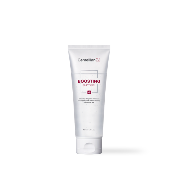 Centellian24 Boosting Shot Gel 150ml in a white and orange pump bottle