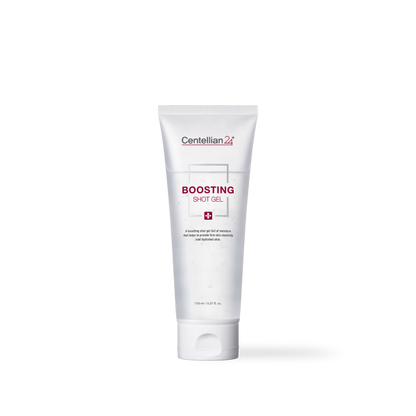Centellian24 Boosting Shot Gel 150ml in a white and orange pump bottle