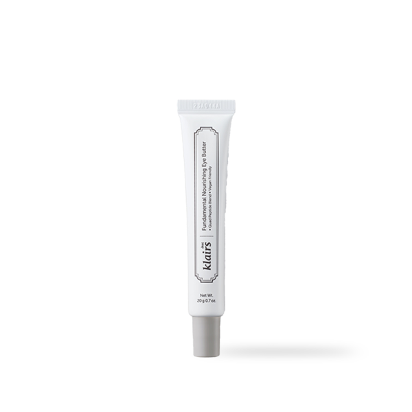 Dear Klairs Fundamental Nourishing Eye Butter in white squeeze tube packaging