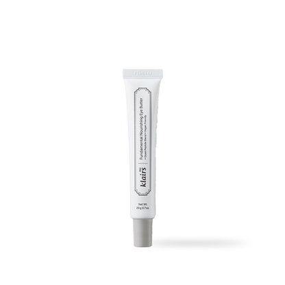 Dear Klairs Fundamental Nourishing Eye Butter in white squeeze tube packaging