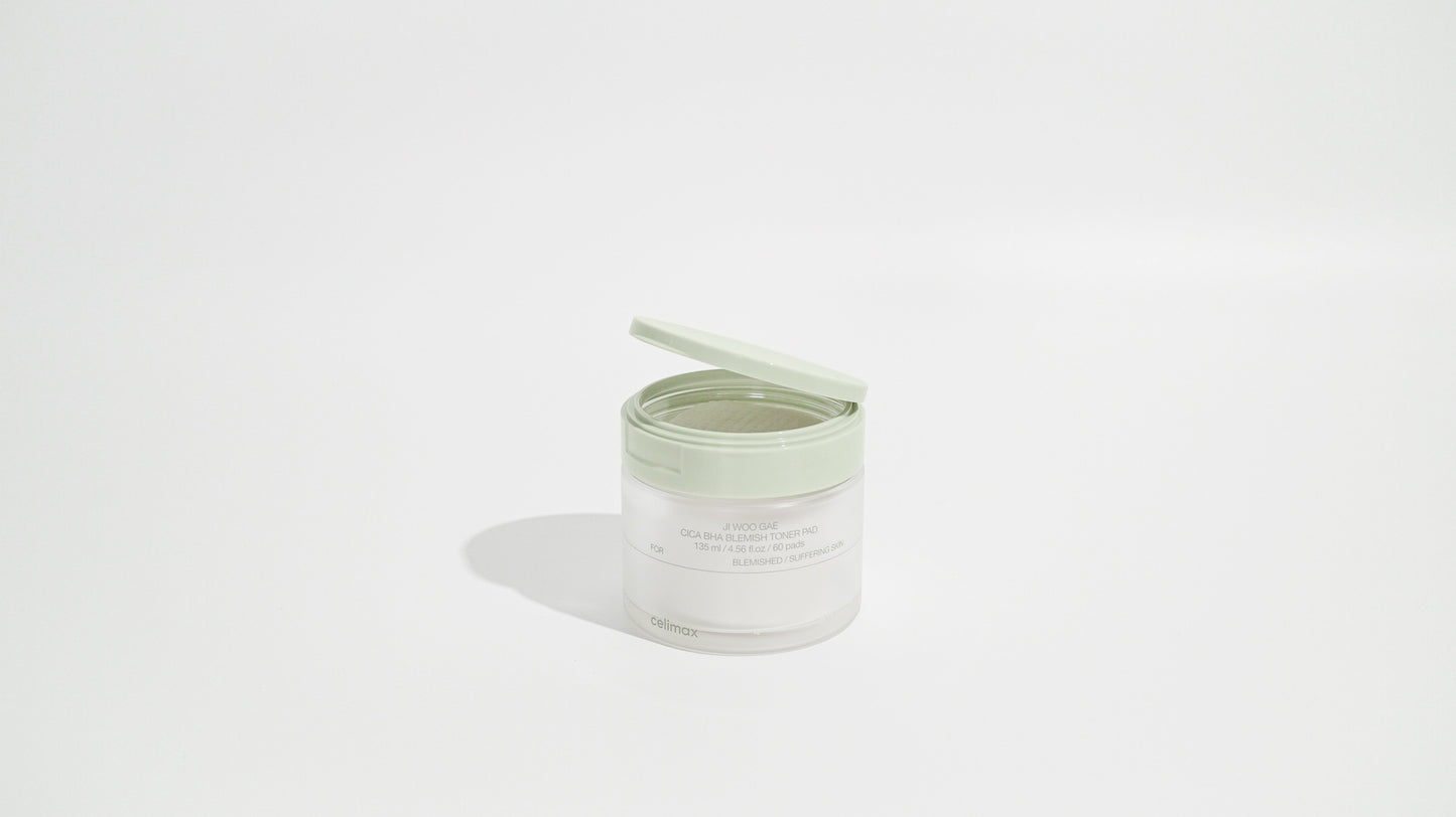 celimax Ji Woo Gae Cica BHA Blemish Toner Pad 60pad