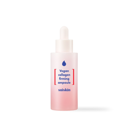 Suiskin vegan collagen firming ampoule in a 40ml glass dropper bottle