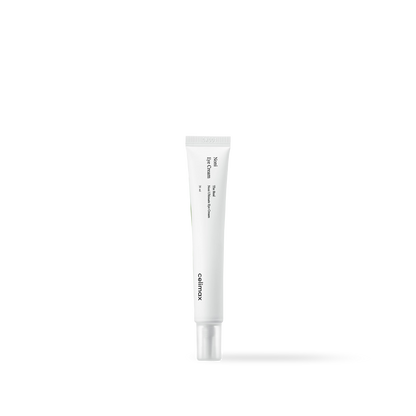 Celimax The Real Noni Ultimate Eye Cream in a slim green and white squeeze tube with a precision tip applicator