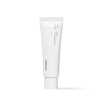 Celimax The Real Noni Energy Repair Cream in a white squeeze tube with a green cap and label accents
