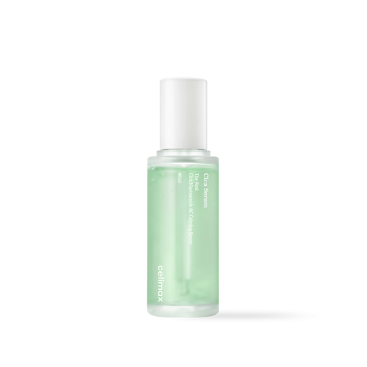 Celimax The Real Cica Niacinamide AC Calming Serum in a 40ml green dropper bottle