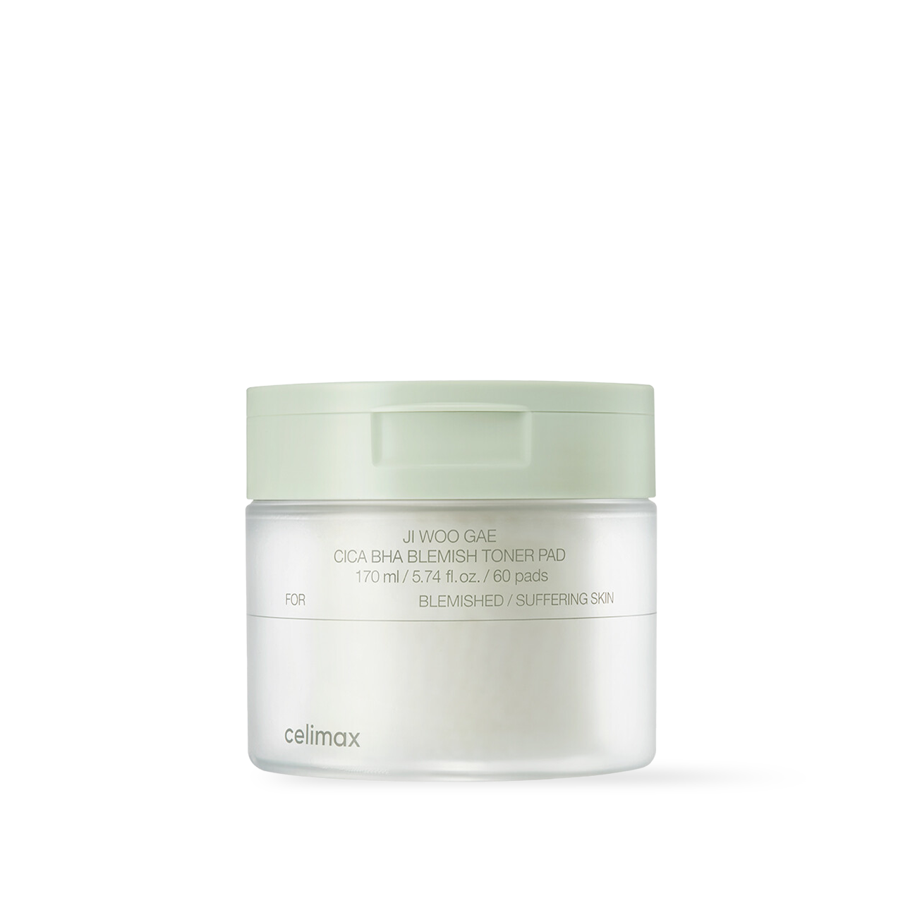 celimax Ji Woo Gae Cica BHA Blemish Toner Pad 60pad