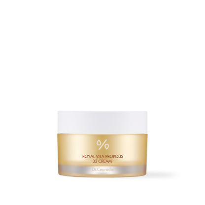 Dr.Ceuracle Royal Vita Propolis 33 Cream in yellow tube and box