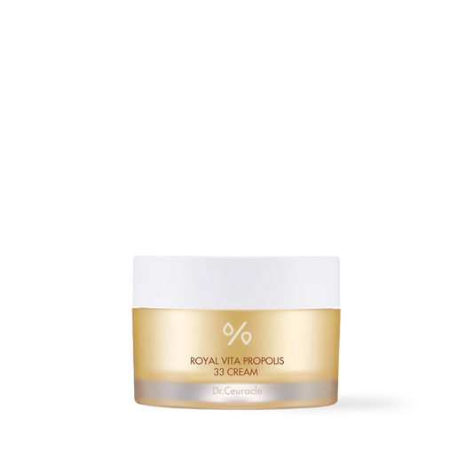 Dr.Ceuracle Royal Vita Propolis 33 Cream in yellow tube and box