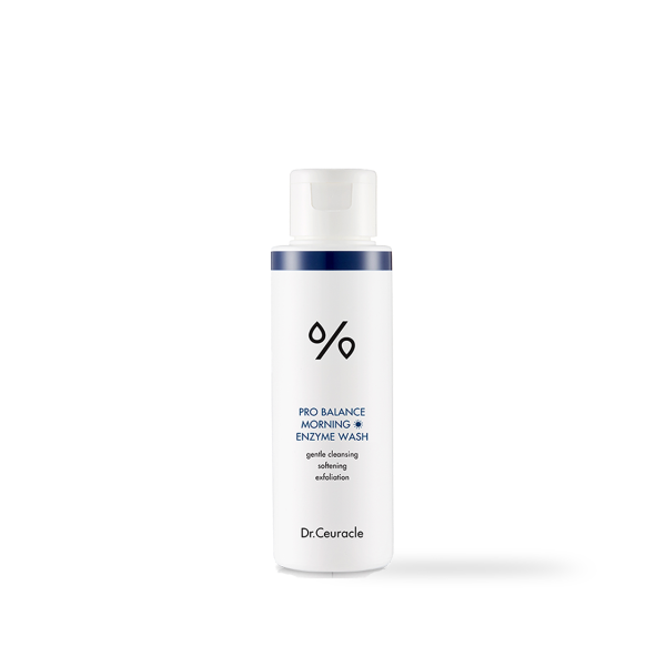Dr.Ceuracle Pro Balance Morning Enzyme Wash in white powder form bottle