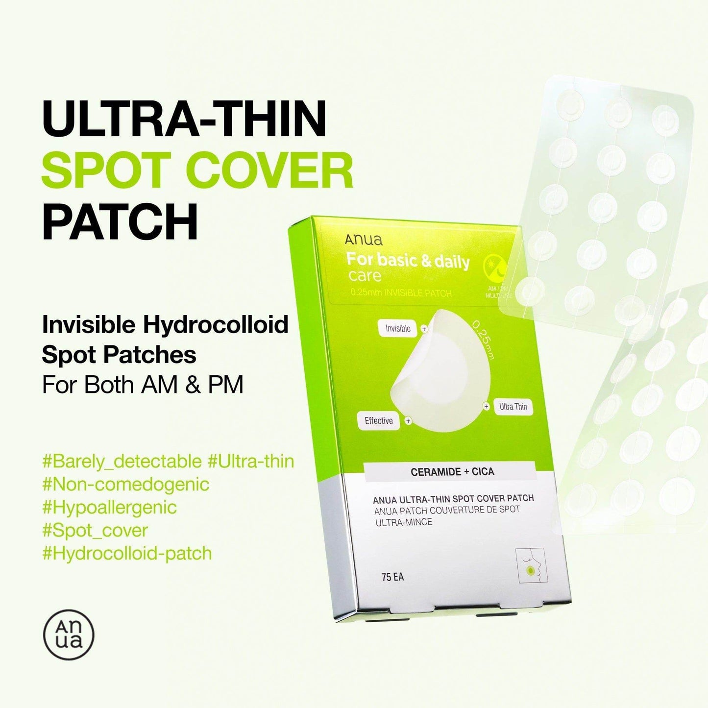 Anua Ultra Thin Spot Cover Patch 75ea - Kbeauty.sale