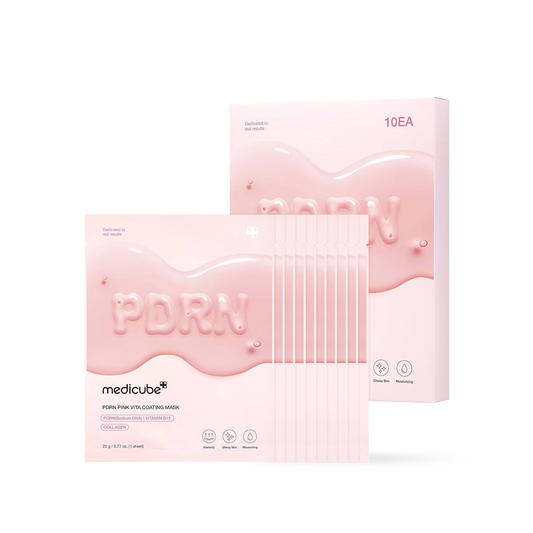 Medicube PDRN Pink Vita coating Mask 10EA