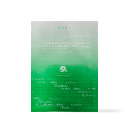 AXIS-Y Mugwort Green Vital Energy Complex Sheet Mask 27ml - Kbeauty.sale