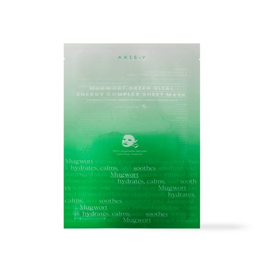 AXIS-Y Mugwort Green Vital Energy Complex Sheet Mask 27ml - Kbeauty.sale