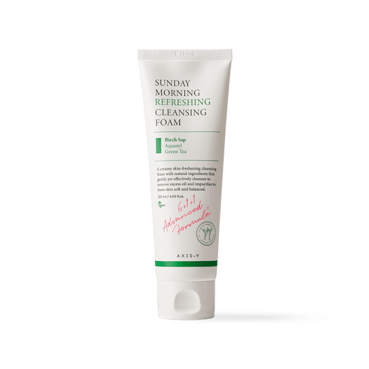 AXIS-Y Sunday Morning Refreshing Cleansing Foam 120ml - Kbeauty.sale