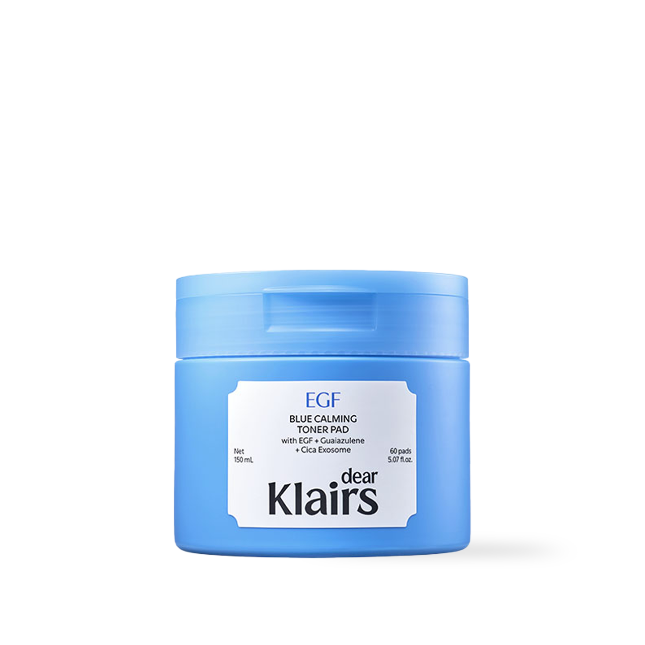 Dear Klairs EGF Blue Calming Toner Pad 150 ml 60 Pads