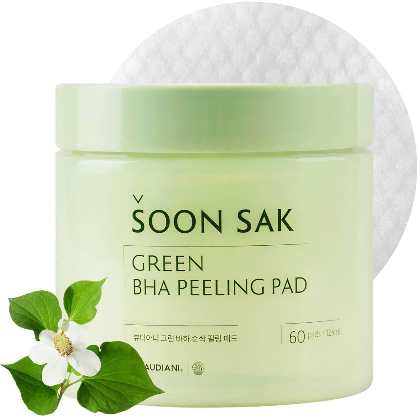 Beaudiani Green BHA Soon Sak Peeling Pad 60ea - Kbeauty.sale