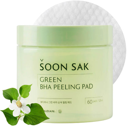 Beaudiani Green BHA Soon Sak Peeling Pad 60ea - Kbeauty.sale