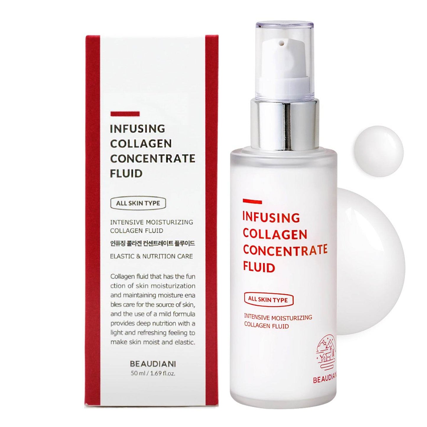 Beaudiani Infusing Collagen Concentrate Fluid 50ml - Kbeauty.sale