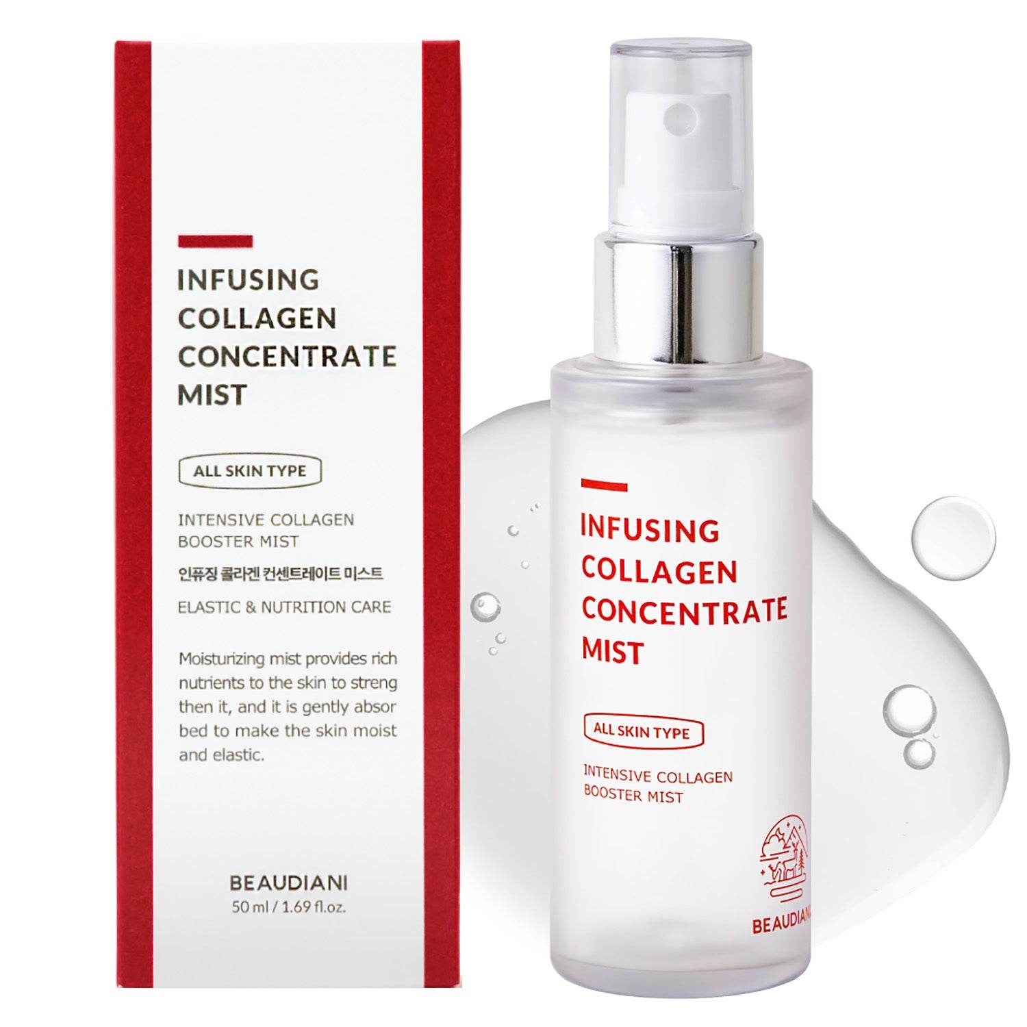 Beaudiani Infusing Collagen Concentrate Mist 50ml - Kbeauty.sale