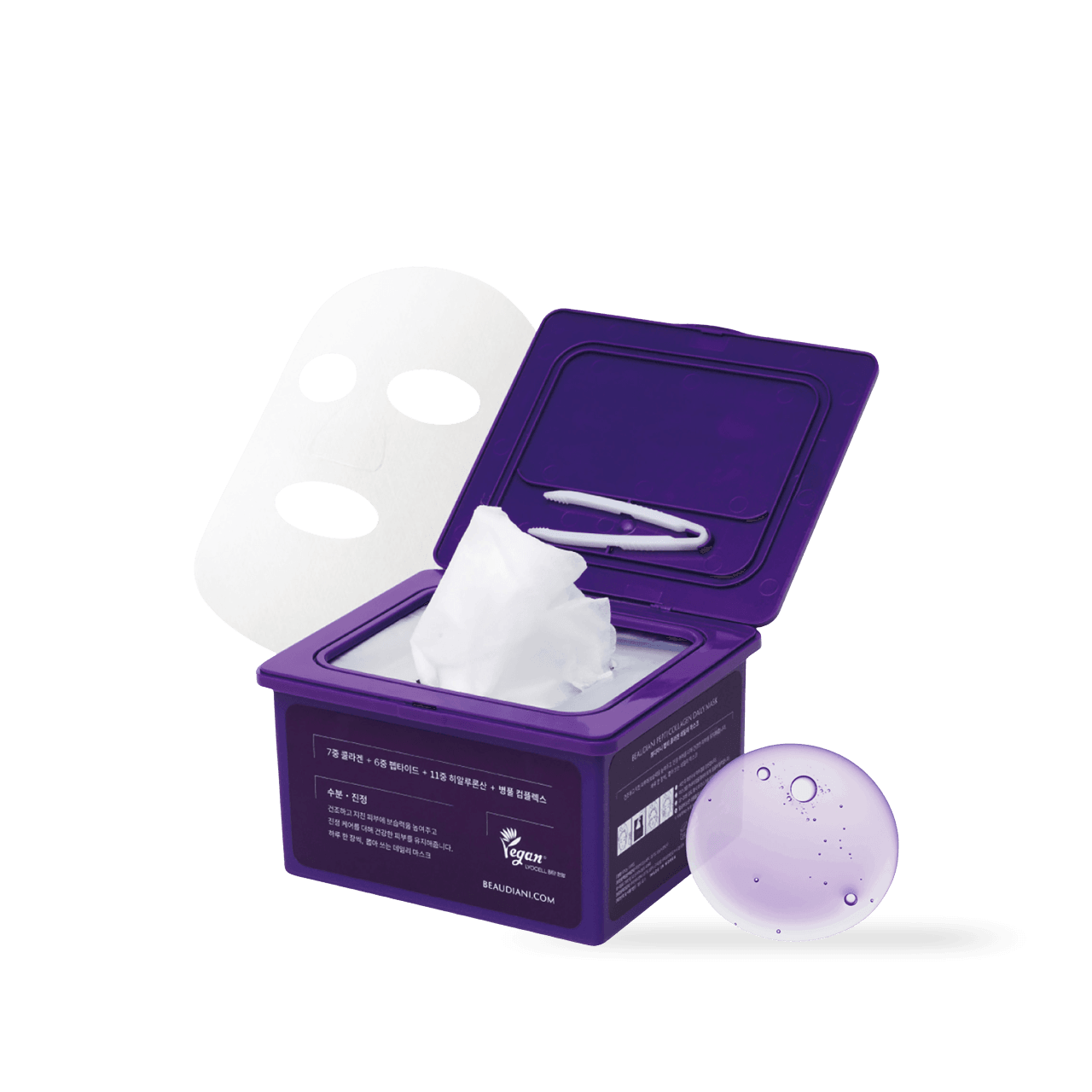 Beaudiani Pepti Collagen Daily Mask 31ea - Kbeauty.sale