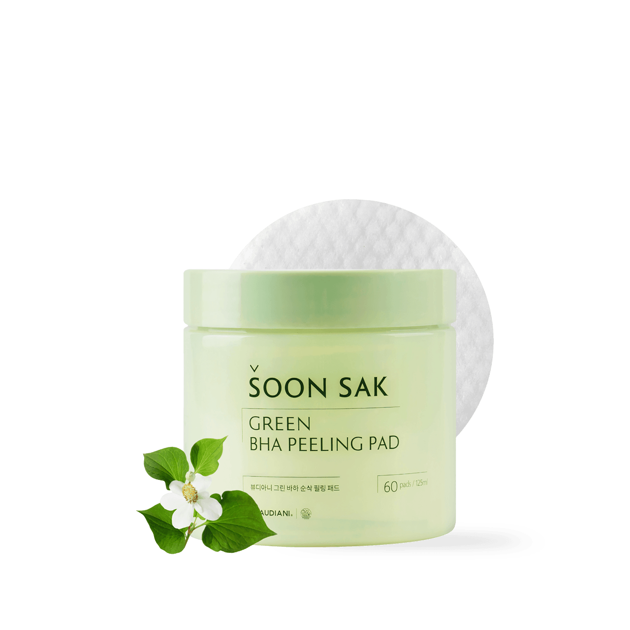 Beaudiani Green BHA Soon Sak Peeling Pad 60ea - Kbeauty.sale