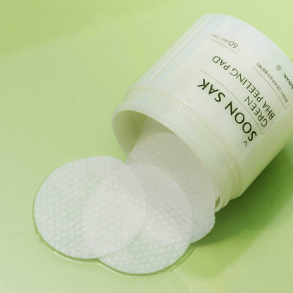 Beaudiani Green BHA Soon Sak Peeling Pad 60ea - Kbeauty.sale