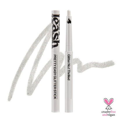 Unleashia Pretty Easy Glitter Stick in a twist-up crayon packaging