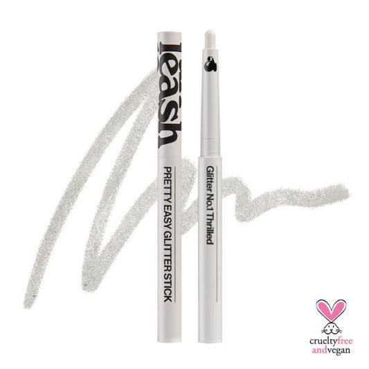 Unleashia Pretty Easy Glitter Stick in a twist-up crayon packaging