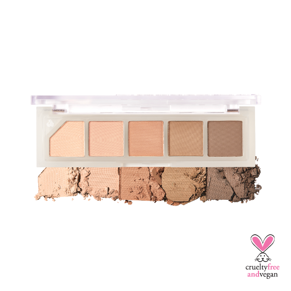 Unleashia Mood Shower Face Palette featuring a multi-color gradient powder design