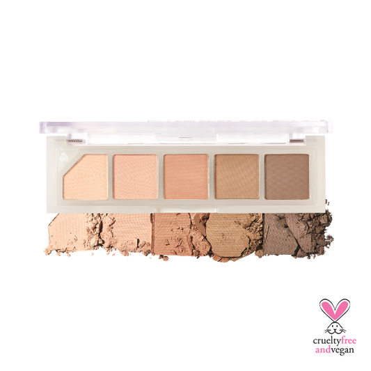 Unleashia Mood Shower Face Palette featuring a multi-color gradient powder design