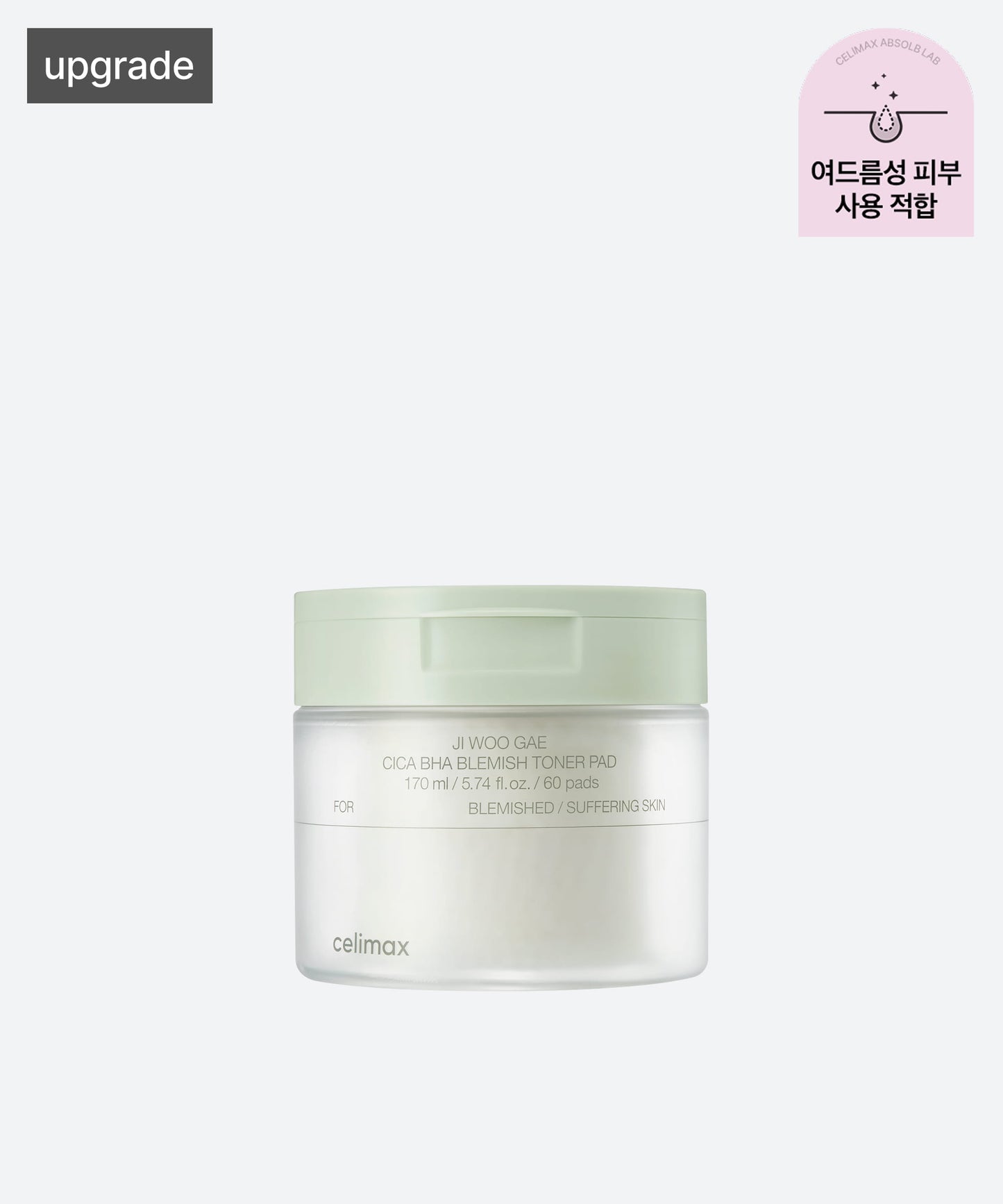 celimax Ji Woo Gae Cica BHA Blemish Toner Pad 60pad