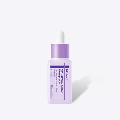 Centellian24 Madeca Teca Retinolsom 0.2 Firming Serum in a white and green pump bottle