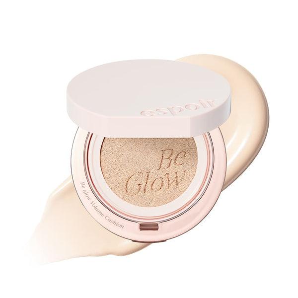 Espoir Be Glow Volume Cushion SPF42 PA+++ shade porcelain in pink compact