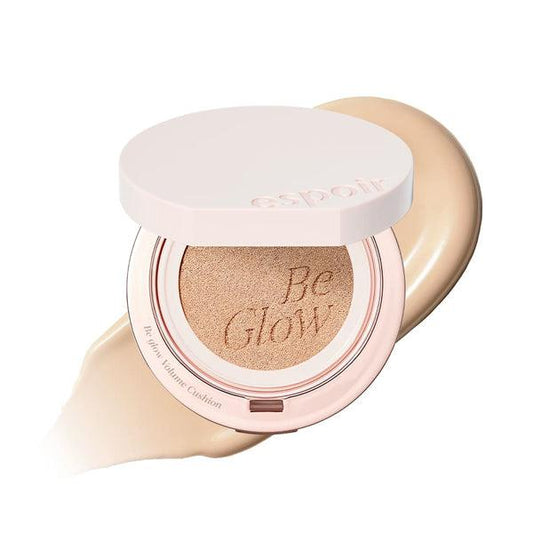 Espoir Be Glow Volume Cushion foundation compact in shade 21 Ivory with a radiant finish