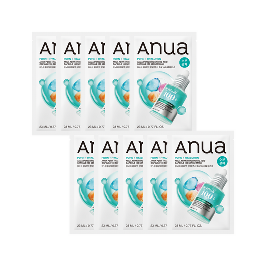 Anua PDRN Hyaluronic Capsule 100 Serum Mask 23ml*10ea