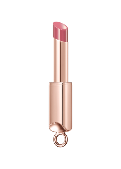 athe Authentic Lip Glowy Balm tinted lip balm in a sleek metallic silver tube