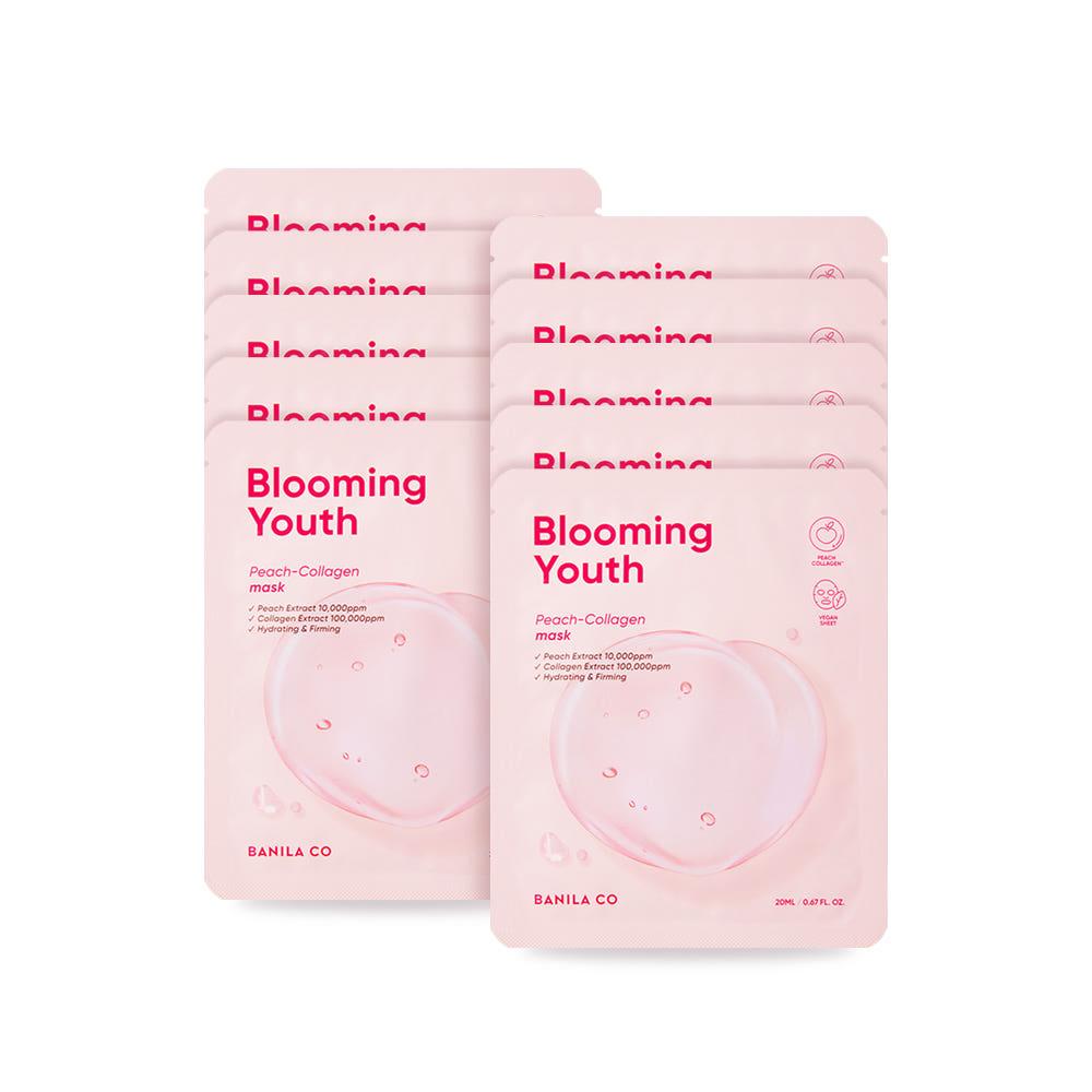 BANILA CO Blooming Youth Peach Collagen Mask Sheet 10EA
