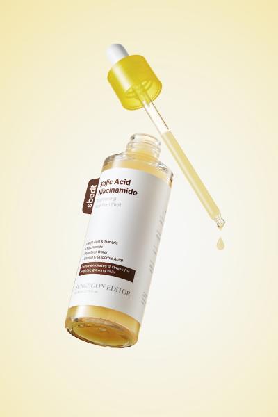 Sungboon Editor Kojic Acid Niacinamide Rice Peel Shot 80ml in pump bottle