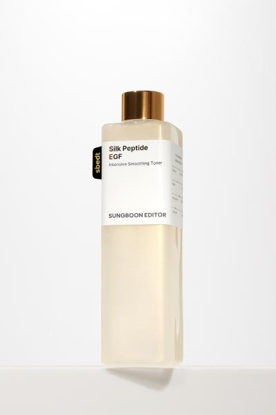 Sungboon Editor Silk Peptide EGF Intensive Smoothing Toner 300ml in clear bottle