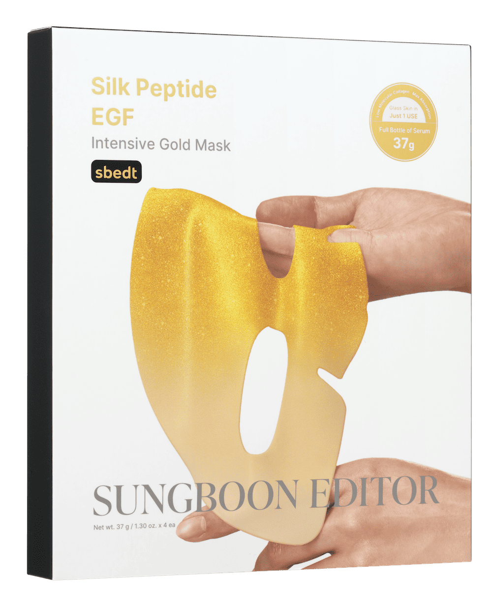 SUNGBOON EDITOR Silk Peptide EGF Intensive Gold Mask 37g*4ea