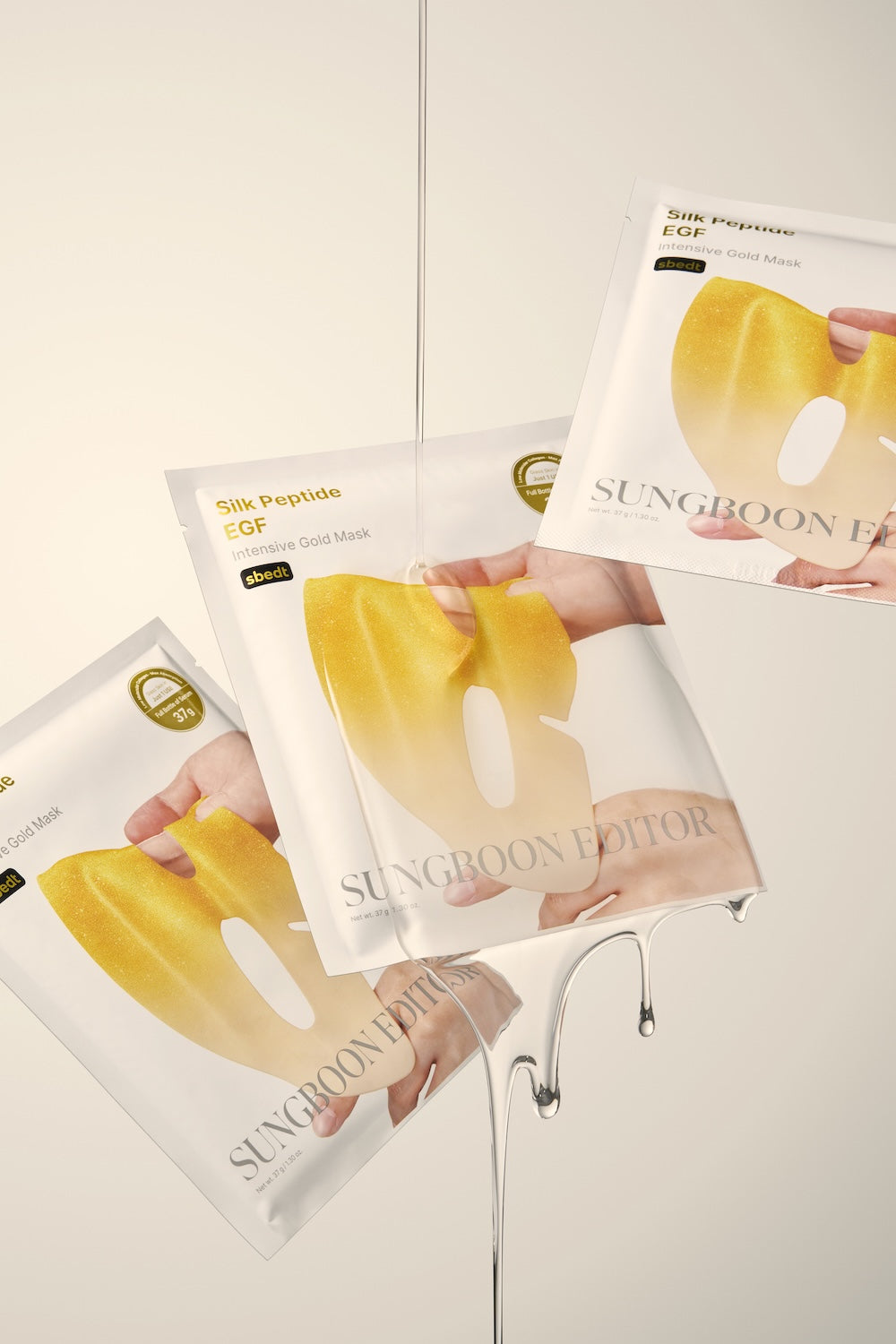 SUNGBOON EDITOR Silk Peptide EGF Intensive Gold Mask 37g*4ea