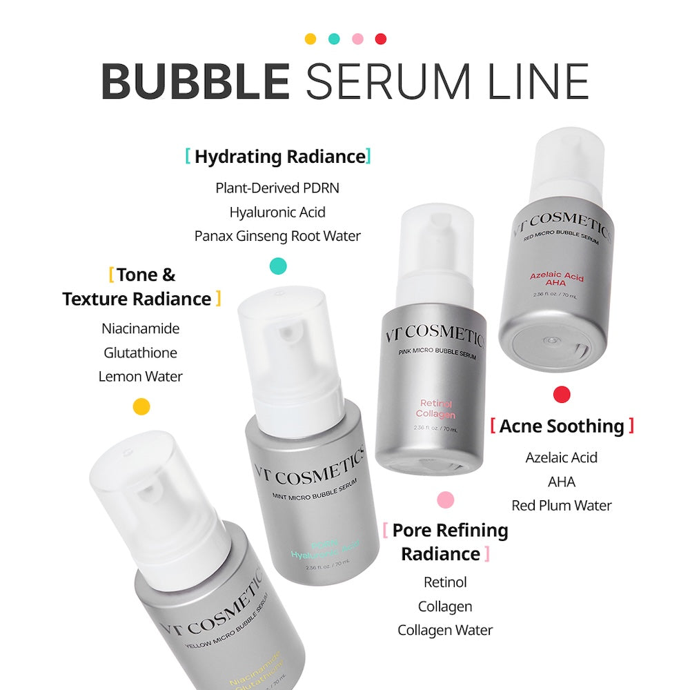 VT Cosmetics PDRN Hyaluronic Acid Micro Bubble Serum 70ml