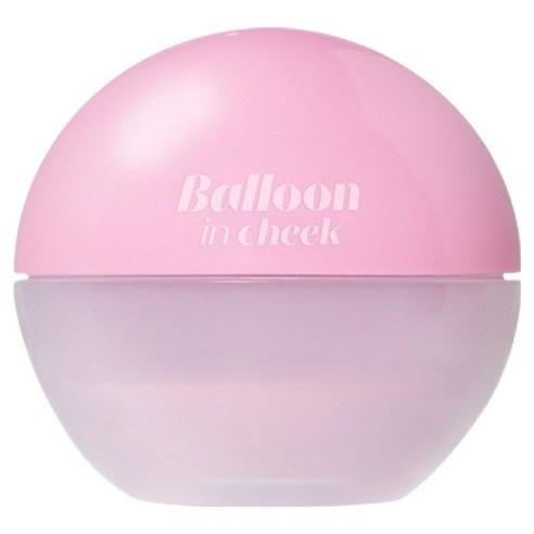 Etude House Balloon in Cheek Jumping Cool powder blush in a lavender purple shade with a heart embossed pattern