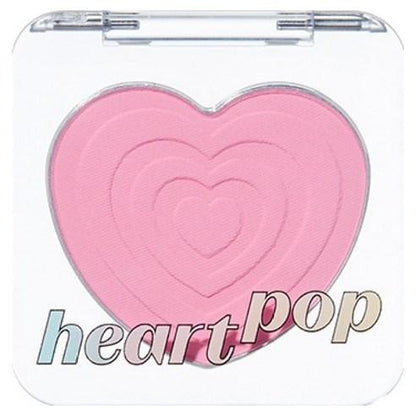 Etude House Sarr Sweeties Heart Pop Blusher in Cool Punch Ade, a heart-shaped compact with cool-toned pink powder blush