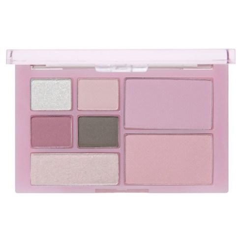 Etude House Play Multi Eyes Cool Inner Peace eyeshadow palette with nine cool-toned matte and shimmer shades in a clear case
