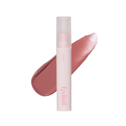Etude House Dear My Bestie Fixing Tint in Bestie Pink, a vibrant rose liquid lip stain in a sleek matte tube